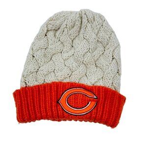 Chicago Bears NFL‎ Cuffed Cable Knit Beanie Hat